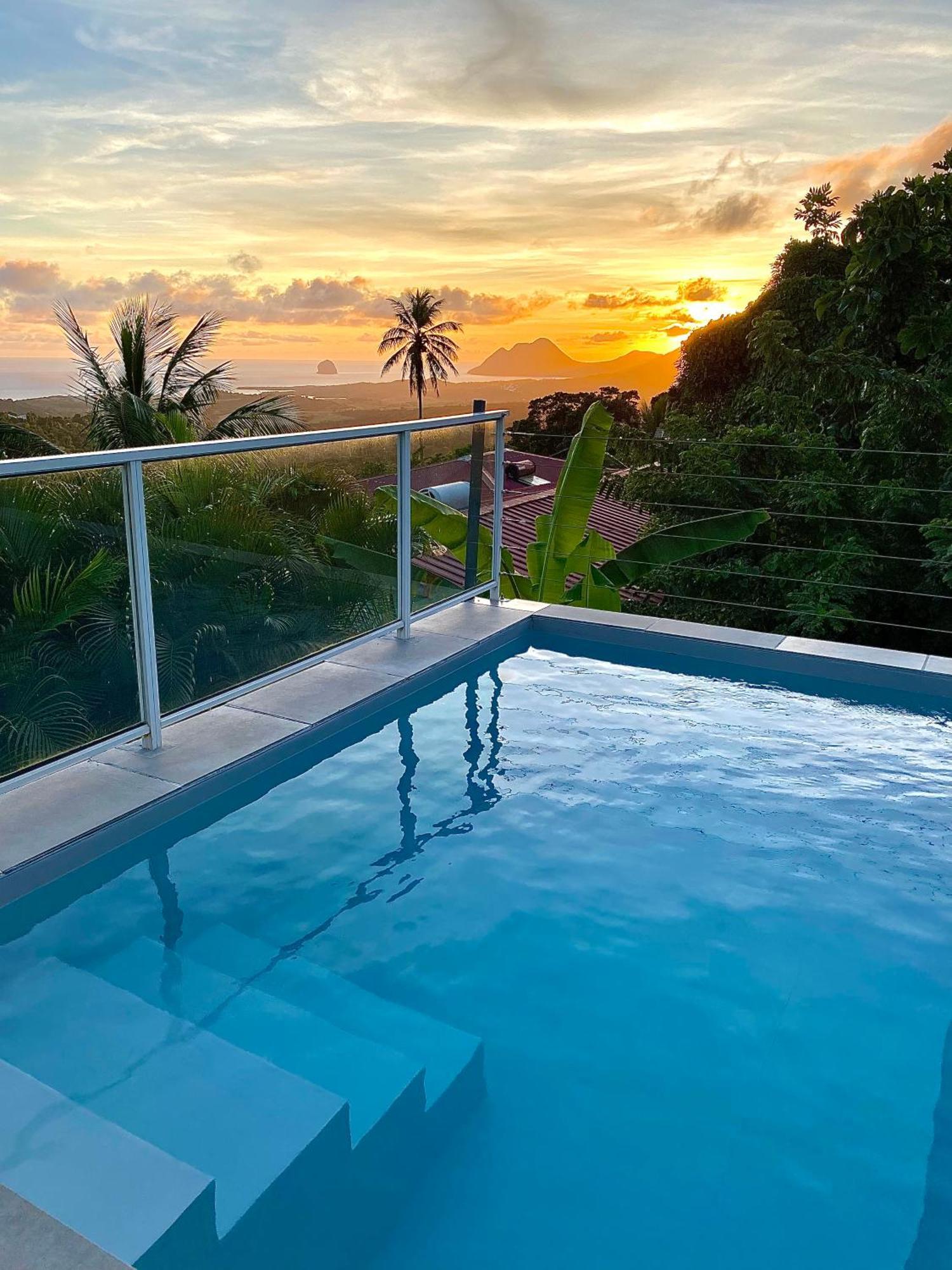 Les Villas Pameyaque 2 F2 Avec 1 Piscine Et 1 F3 Avec 1 Piscine, Superbe Vue Sur La Mer Riviere-Salee Eksteriør bilde